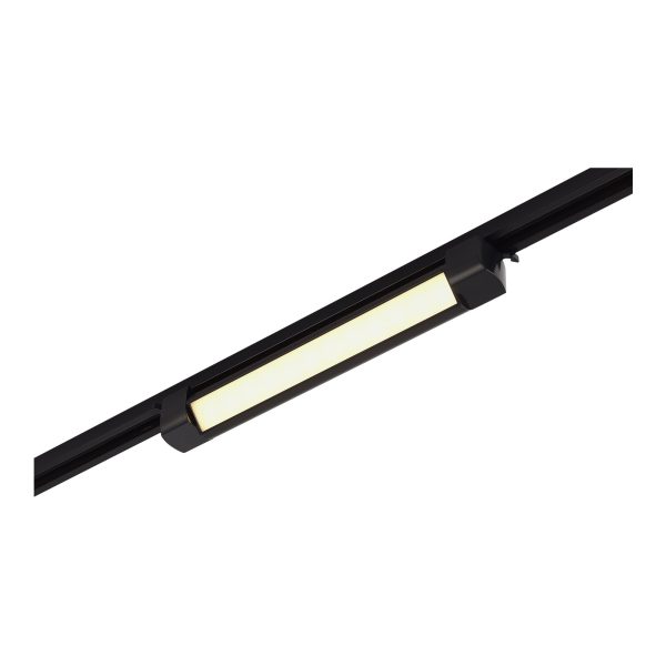ST368.436.10_01W ST368.436.10 Св-к трек. Черный LED 1*10W 3000K 725Lm Ra90 120 IP20 L387xW49xH54 170-240VV Однофазная трековая система