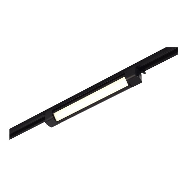 ST368.446.10_01W ST368.446.10 Св-к трек. Черный LED 1*10W 4000K 725Lm Ra90 120 IP20 L387xW49xH54 170-240VV Однофазная трековая система