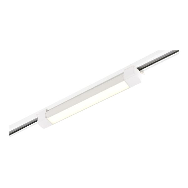 ST368.536.10_02W ST368.536.10 Св-к трек. Белый LED 1*10W 3000K 725Lm Ra90 120 IP20 L387xW49xH54 170-240VV Однофазная трековая система — изображение 2