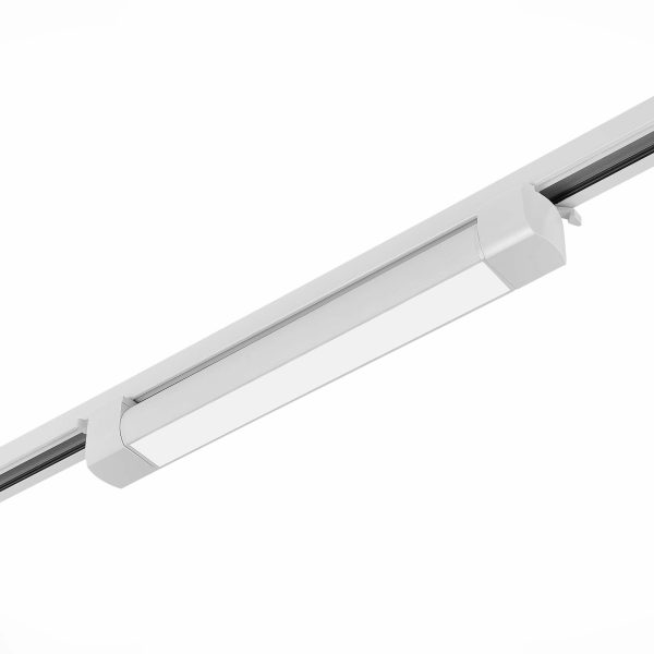 ST368.536.20 Св-к трек. Белый LED 1*20W 3000K 1 450Lm Ra>90 120° IP20 L387xW49xH54 170-240V Однофазная трековая система — изображение 2