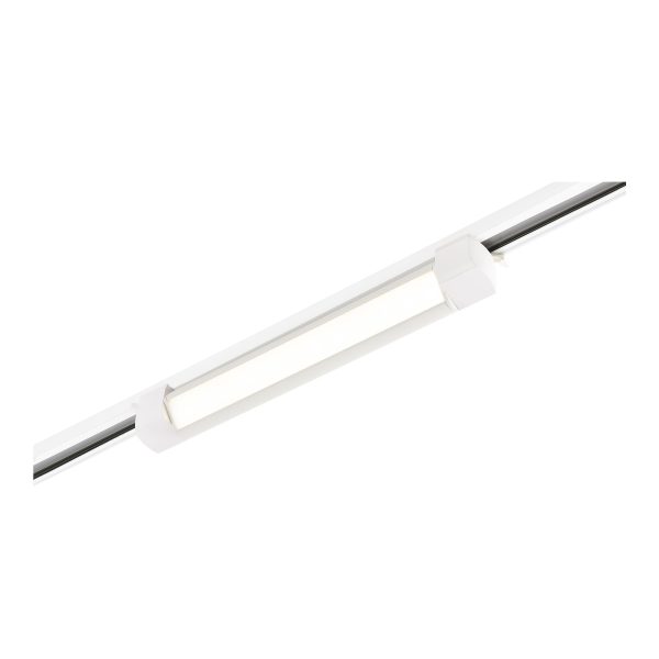 ST368.546.10_01W ST368.546.10 Св-к трек. Белый LED 1*10W 4000K 725Lm Ra90 120 IP20 L387xW49xH54 170-240VV Однофазная трековая система