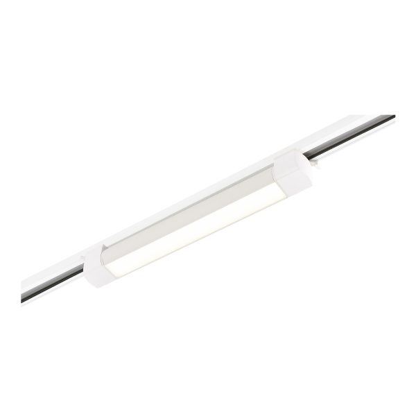 ST368.546.10_02W ST368.546.10 Св-к трек. Белый LED 1*10W 4000K 725Lm Ra90 120 IP20 L387xW49xH54 170-240VV Однофазная трековая система — изображение 2