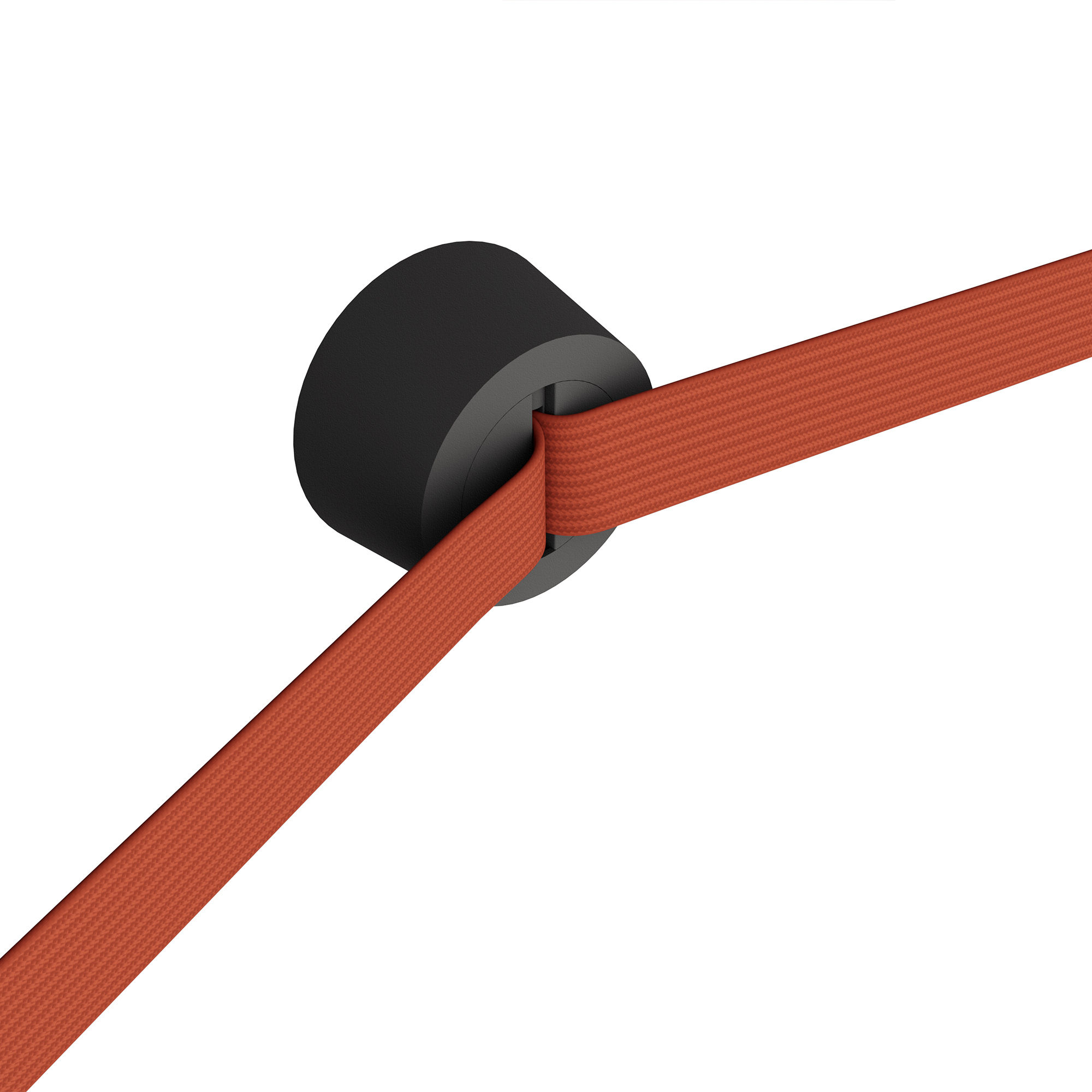 ST411.402.02_01W ST411.402.02 Накладное крепление-соединитель 2-х ремней ST-Luce Черный BAND