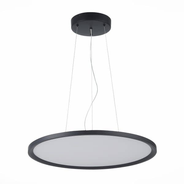 ST602.443.56 Светильник подвесной Черный LED 1*56W 4000K 5 040Lm Ra>80 120 IP20 D600xH36 185-265V Подвесные светильники — изображение 2