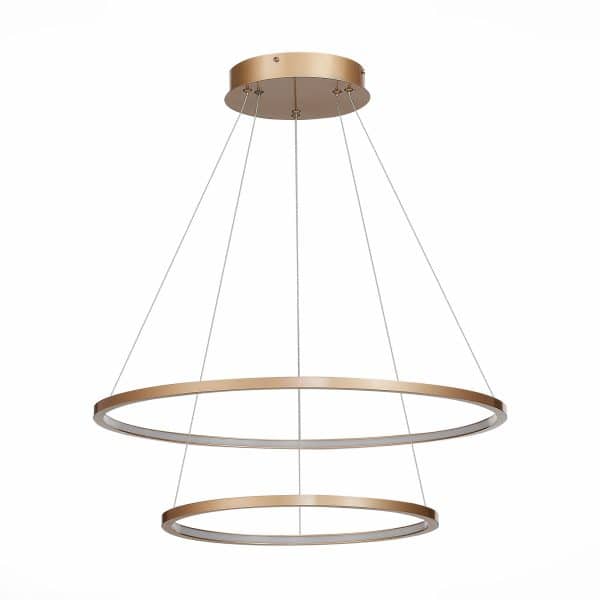 ST603.243.56 Светильник подвесной ST-Luce Золотистый/Белый LED 1*56W 4000K Подвесные светильники — изображение 2