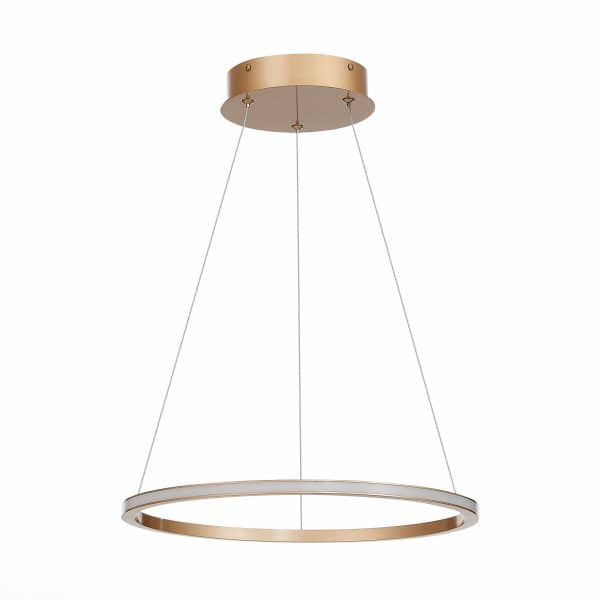 ST604.243.22 Светильник подвесной ST-Luce Золотистый/Белый LED 1*22W 4000K Подвесные светильники — изображение 2