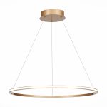 ST604.243.34 Светильник подвесной ST-Luce Золотистый/Белый LED 1*34W 4000K Подвесные светильники