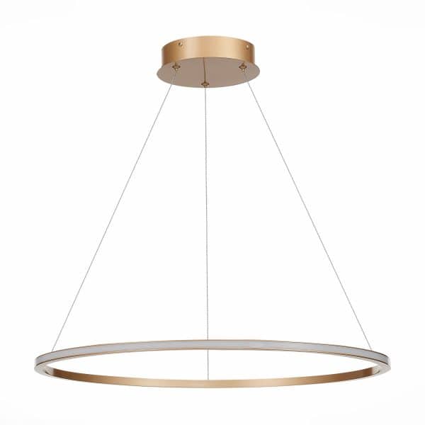 ST604.243.34 Светильник подвесной ST-Luce Золотистый/Белый LED 1*34W 4000K Подвесные светильники — изображение 2