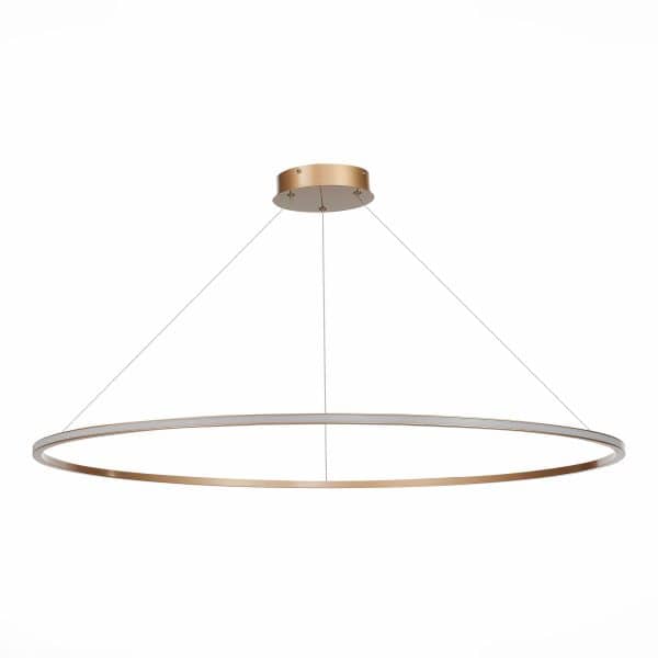 ST604.243.57 Светильник подвесной ST-Luce Золотистый/Белый LED 1*57W 4000K Подвесные светильники — изображение 2