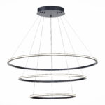 ST604.443.114 Светильник подвесной ST-Luce Черный/Белый LED 1*114W 4000K Подвесные светильники