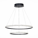 ST604.443.56 Светильник подвесной ST-Luce Черный/Белый LED 1*56W 4000K Подвесные светильники