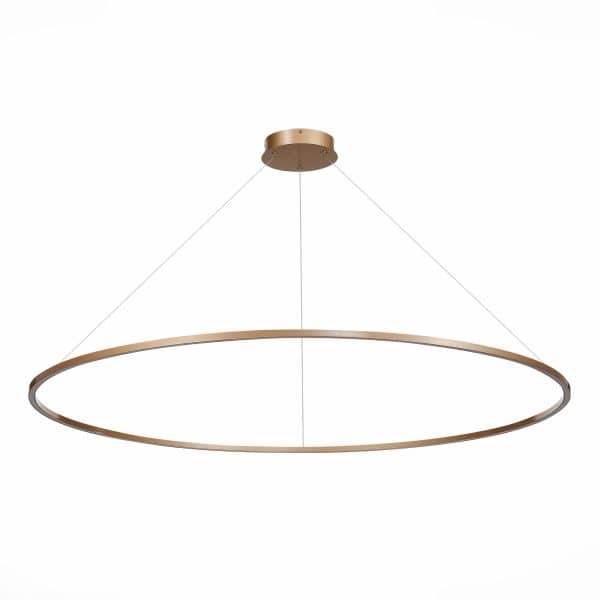 ST605.243.72 Светильник подвесной ST-Luce Золотистый/Белый LED 1*72W 4000K Подвесные светильники — изображение 2