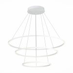 ST605.503.114 Cветильник подвесной SMART ST-Luce Белый/Белый LED 1*114W 2800-6500K Подвесные светильники