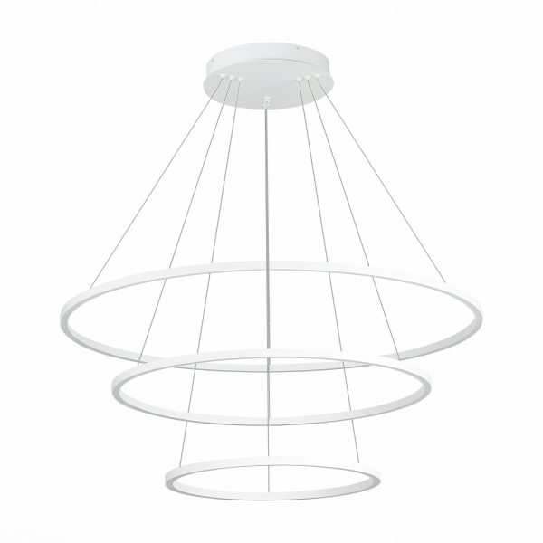 ST605.503.114 Cветильник подвесной SMART ST-Luce Белый/Белый LED 1*114W 2800-6500K Подвесные светильники — изображение 2