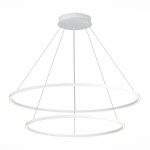 ST605.503.91 Cветильник подвесной SMART ST-Luce Белый/Белый LED 1*91W 2800-6500K Подвесные светильники