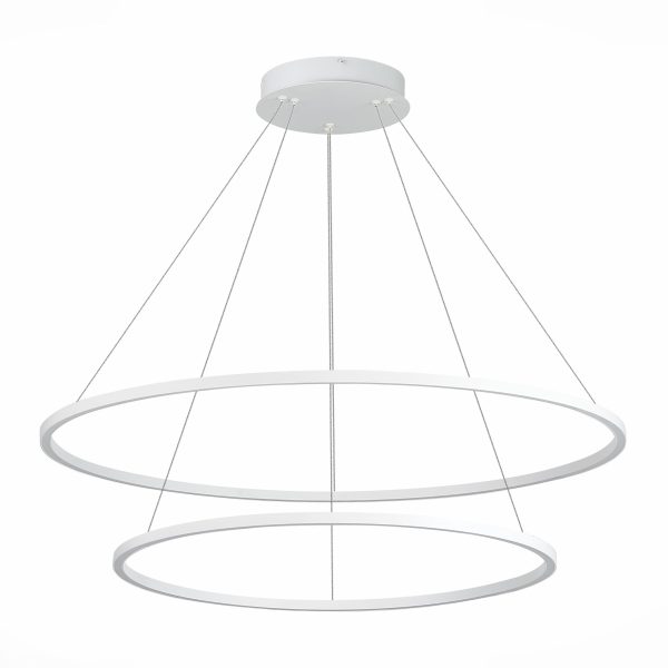 ST605.503.91_02W ST605.503.91 Cветильник подвесной SMART ST-Luce Белый/Белый LED 1*91W 2800-6500K Подвесные светильники — изображение 2