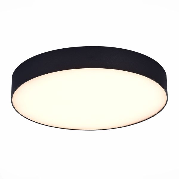 ST606.432.36_01W ST606.432.36 Светильник потолочный Черный LED 1*36W 3000K 3 240Lm Ra>90 120° IP20 D300xH55 180-240V Накладные светильники