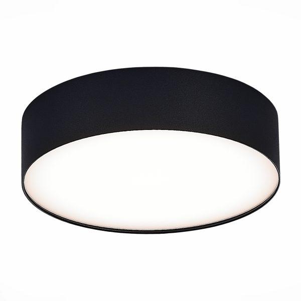 ST606.442.27_01W ST606.442.27 Светильник потолочный Черный LED 1*27W 4000K 2 430Lm Ra>90 120° IP20 D220xH55 185-265V Накладные светильники