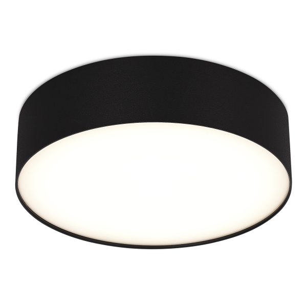 ST606.442.36_01W ST606.442.36 Светильник потолочный Черный LED 1*36W 4000K 3 240Lm Ra>90 120° IP20 D300xH55 180-240V Накладные светильники