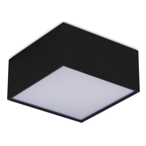 ST608.432.12_02W ST608.432.12 Светильник потолочный Черный LED 1*12W 3000K 1 080Lm Ra>90 120° IP20 L120xW120xH55 180- Накладные светильники — изображение 2