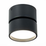 ST651.442.09 Светильник потолочный поворотный Черный LED 1*9W 4000K 720Lm Ra>90 120° IP20 D85xH87 17 Накладные светильники — изображение 2