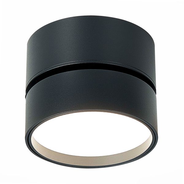 ST651.442.14 Светильник потолочный поворотный Черный LED 1*14W 4000K 1 100Lm Ra>90 120° IP20 D105xH8 Накладные светильники — изображение 2