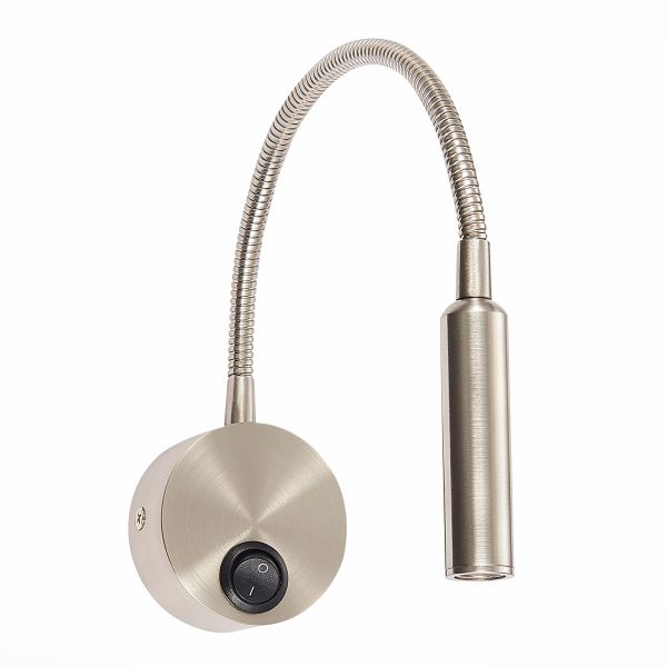 ST653.131.01 Светильник настенный ST-Luce Никель/Никель LED 1*3W 3000K Настенные светильники — изображение 2