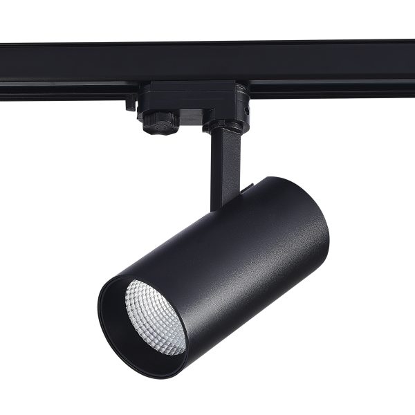ST661.446.30_02W ST661.446.30 Св-к трек. Черный LED 1*30W 4000K 2 400Lm Ra>90 38° IP20 L170xW80xH245 165-265V Трехфазная трековая система
