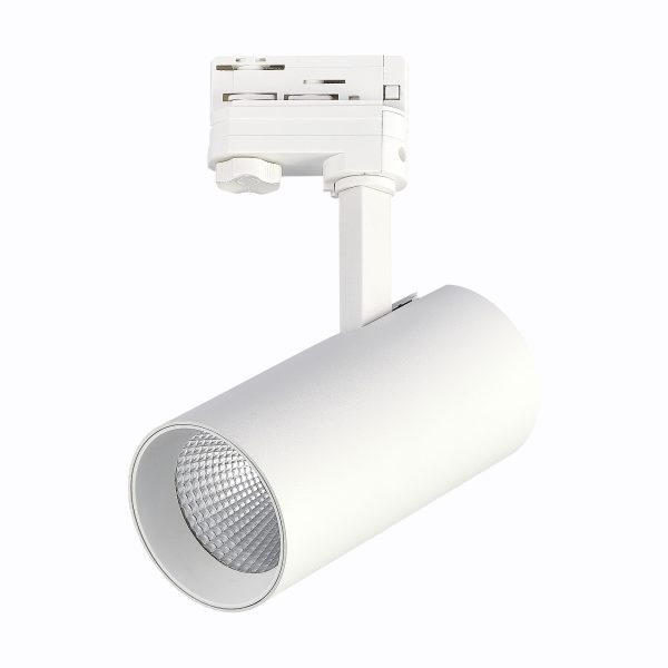 ST661.536.30_03W ST661.536.30 Св-к трек. Белый LED 1*30W 3000K 2 400Lm Ra>90 38° IP20 L170xW80xH245 165-265V Трехфазная трековая система — изображение 2