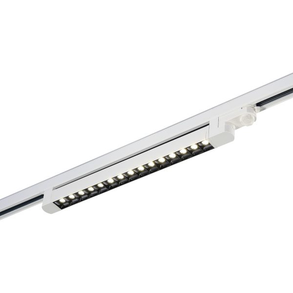 ST662.546.15_01W ST662.546.15 Св-к трек. Белый LED 1*15W 4000K 1 200Lm Ra>90 48° IP20 L535xW33xH73 165-265V Трехфазная трековая система
