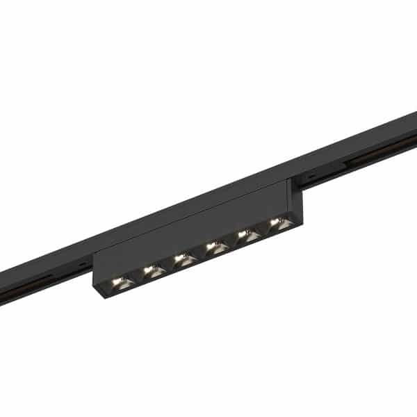 ST666.446.05 Магнитный трековый светильник Черный LED 1*5W 4000K 220Lm Ra>90  IP20 L100xW10xH18 24V SUPER5 — изображение 2