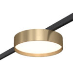 ST670.346.12 Магнитный трековый светильник Латунь LED 1*12W 4000K 500Lm Ra>80 100° IP20 D113xH34 24V SUPER5