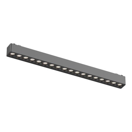 ST673.436.18 Магнитный трековый светильник Черный LED 1*18W 3000K 1 560Lm Ra>90 36° IP20 L338xW26xH2 SKYFLAT