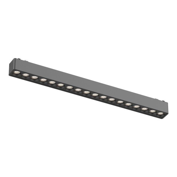 ST673.436.18_01W ST673.436.18 Магнитный трековый светильник Черный LED 1*18W 3000K 1 560Lm Ra>90 36° IP20 L338xW26xH2 SKYFLAT