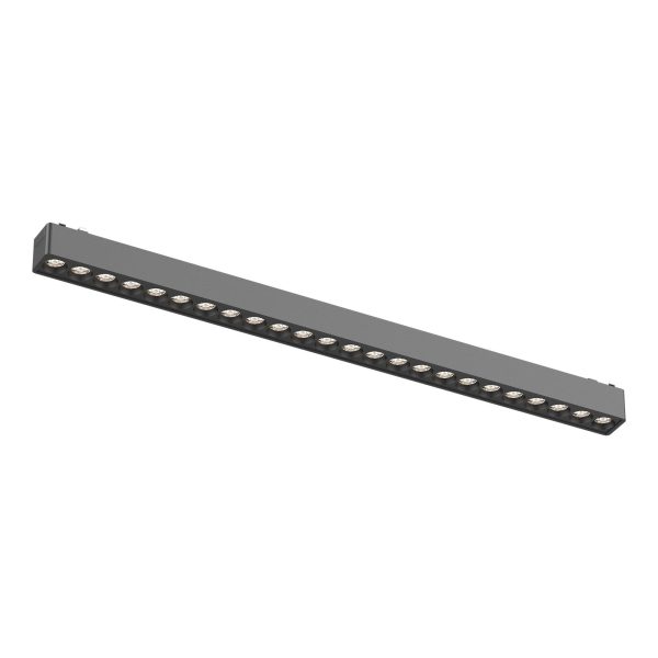 ST673.436.24_01W ST673.436.24 Магнитный трековый светильник Черный LED 1*24W 3000K 1 640Lm Ra>90 36° IP20 L445xW26xH2 SKYFLAT