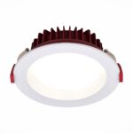 ST752.538.07 Св-к встр. Белый LED 1*7W 3000K 560Lm Ra80 100° IP44 D115xH47 100-240VV Встраиваемые светильники