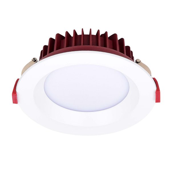 ST752.538.07_02W ST752.538.07 Св-к встр. Белый LED 1*7W 3000K 560Lm Ra80 100° IP44 D115xH47 100-240VV Встраиваемые светильники — изображение 2