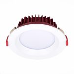 ST752.548.07 Св-к встр. Белый LED 1*7W 4000K 560Lm Ra80 100° IP44 D115xH47 100-240VV Встраиваемые светильники — изображение 2