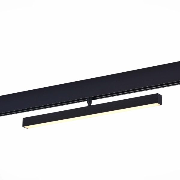 ST802.436.12_01W ST802.436.12 Магнитный трековый светильник Черный LED 1*12W 3000K 700Lm Ra>90 120° IP20 L405xW22