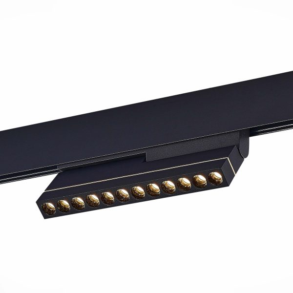 ST805.436.12_01W ST805.436.12 Магнитный трековый светильник Черный LED 1*12W 3000K 450Lm Ra>90 36° IP20 L220xW22xH117 SKYLINE 48