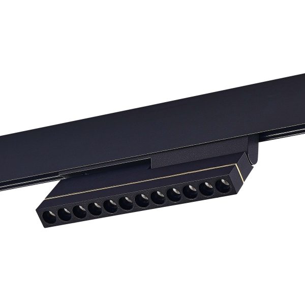 ST805.436.12_02W ST805.436.12 Магнитный трековый светильник Черный LED 1*12W 3000K 450Lm Ra>90 36° IP20 L220xW22xH117 SKYLINE 48 — изображение 2