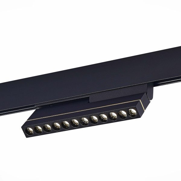 ST805.446.12_01W ST805.446.12 Магнитный трековый светильник Черный LED 1*12W 4000K 450Lm Ra>90 36° IP20 L220xW22xH117 SKYLINE 48
