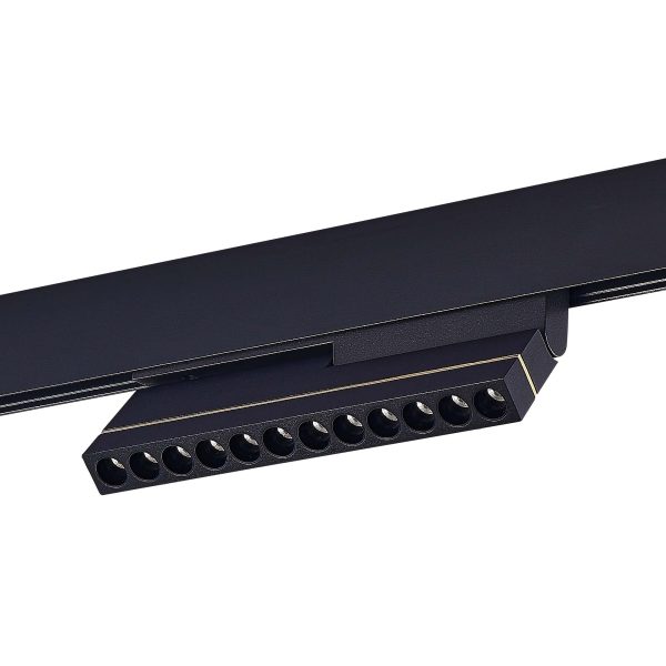 ST805.446.12_02W ST805.446.12 Магнитный трековый светильник Черный LED 1*12W 4000K 450Lm Ra>90 36° IP20 L220xW22xH117 SKYLINE 48 — изображение 2