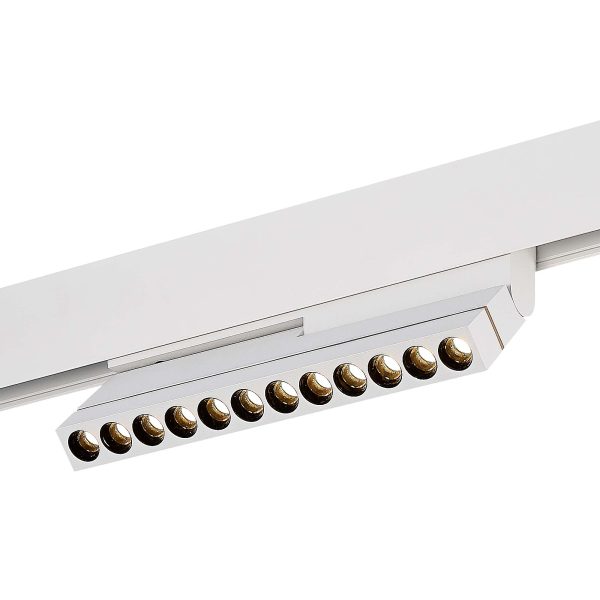 ST805.536.12_01W ST805.536.12 Магнитный трековый светильник Белый LED 1*12W 3000K 450Lm Ra>90 36° IP20 L220xW22xH117 SKYLINE 48