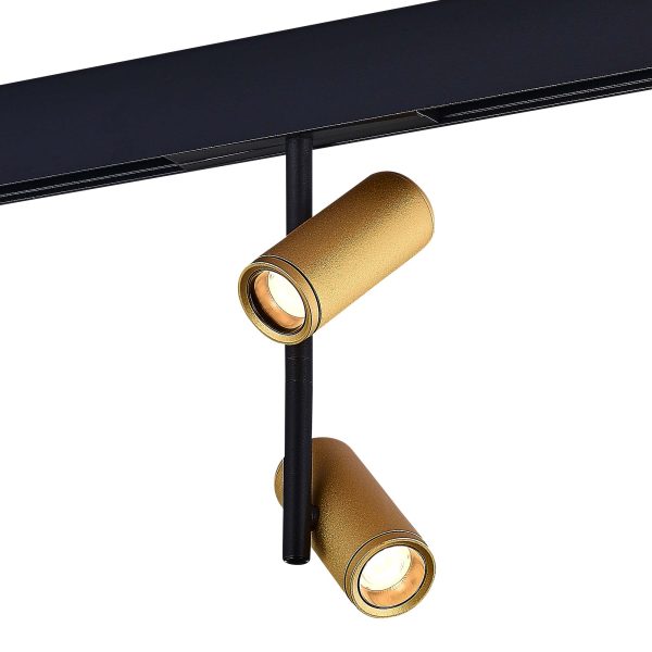 ST808.236.16_01W ST808.236.16 Магнитный трековый светильник Золотистый LED 1*16W 3000K 1 100Lm Ra>90 36° IP20 D45xH24 SKYLINE 48