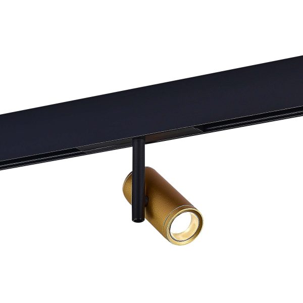 ST808.246.08_01W ST808.246.08 Магнитный трековый светильник Золотистый LED 1*8W 4000K 650Lm Ra>90 36° IP20 D42xH135 4 SKYLINE 48