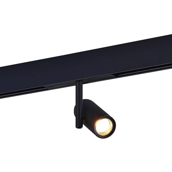 ST808.436.08_01W ST808.436.08 Магнитный трековый светильник Черный LED 1*8W 3000K 500Lm Ra>90 36° IP20 D42xH135 48VV SKYLINE 48