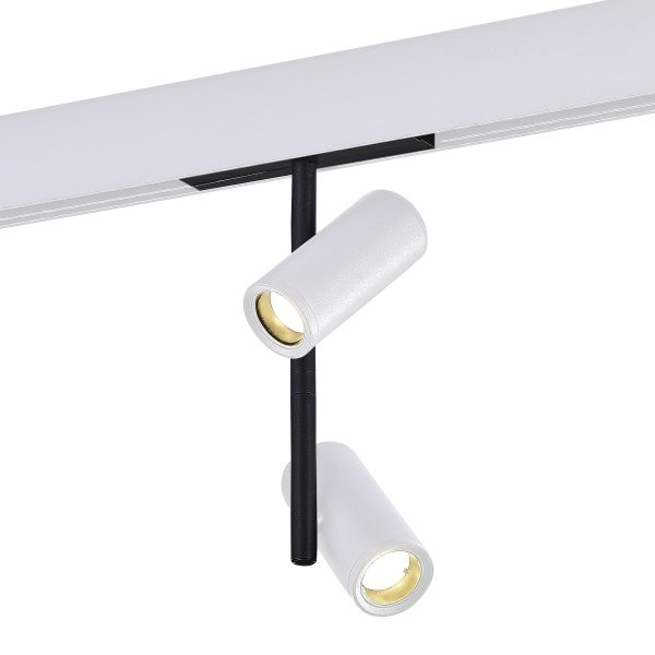 ST808.546.16_01W ST808.546.16 Магнитный трековый светильник Белый LED 1*16W 4000K 1 200Lm Ra>90 36° IP20 D45xH240 48V SKYLINE 48