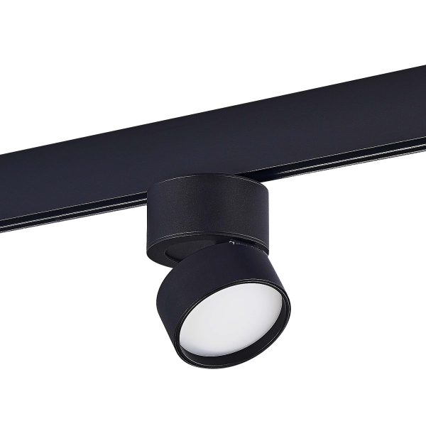 ST809.446.09_02W ST809.446.09 Магнитный трековый светильник Черный LED 1*9W 4000K 600Lm Ra>90 120° IP20 D85xH126 48V SKYLINE 48 — изображение 2