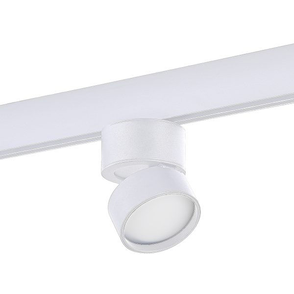 ST809.536.09_02W ST809.536.09 Магнитный трековый светильник Белый LED 1*9W 3000K 550Lm Ra>90 120° IP20 D85xH126 48V SKYLINE 48 — изображение 2